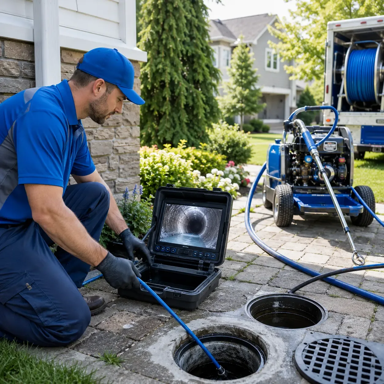 Outdoor drain cleaning professionals serving Lake Charles, LA